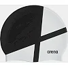 Шапка для плавания Arena ICONS TEAM STRIPE CAP белый, черный OFSM