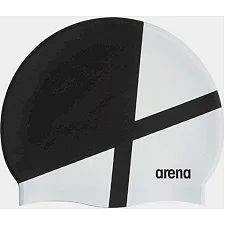 Шапка для плавания Arena ICONS TEAM STRIPE CAP белый, черный OFSM