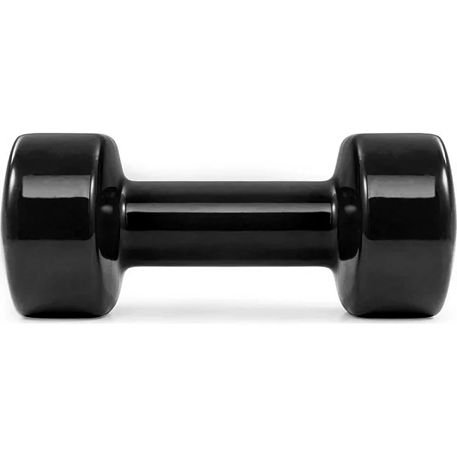 Гантели виниловые PowerPlay 2x1 кг. PP_4121 Черные (2шт. - пара)