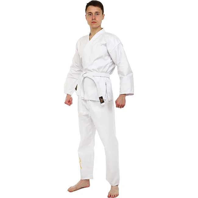 Кимоно для карате куртка штаны и пояс MIZANO KT07A
 110-180см