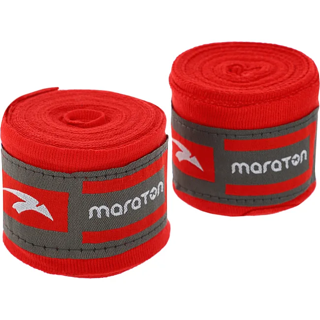 Бинти для боксу
 2штуки MARATON MAR-005-5 5м (Червоний)