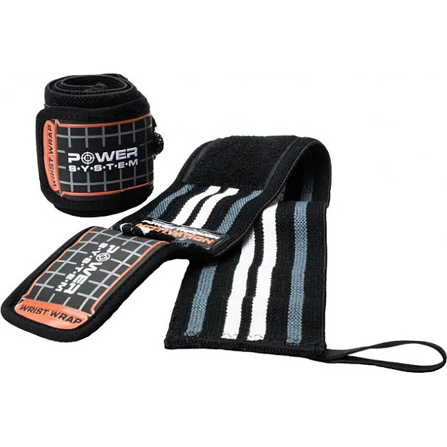 Кистовые бинты POWER SYSTEM PS-3500 Grey/Black