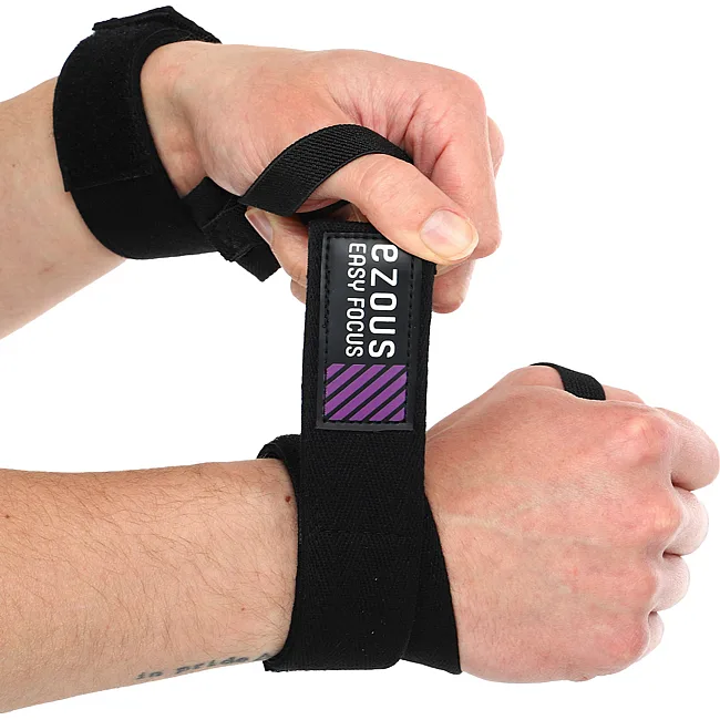Кистевые бинты
 LIFTING WRAPS EZOUS C-01 2штуки (Черный)