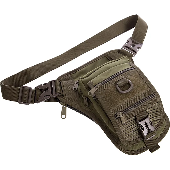 Тактическая сумка на бедро SILVER KNIGHT TY-176 30х25х6,5см 5л (Оливковый)