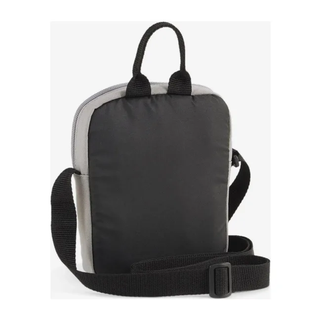 Сумка PUMA Plus Portable 1,5L черная, серая 15х3,5х19 см