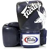 Боксерські рукавиці Fairtex BGV1 Nation Print Blue (бинти в комплекті)