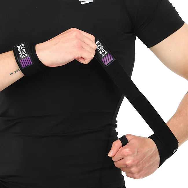 Кистевые бинты
 LIFTING WRAPS EZOUS C-01 2штуки (Черный)