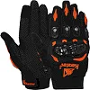 Мотоперчатки RACING BIKER SC-04 (Черный-оранжевый)