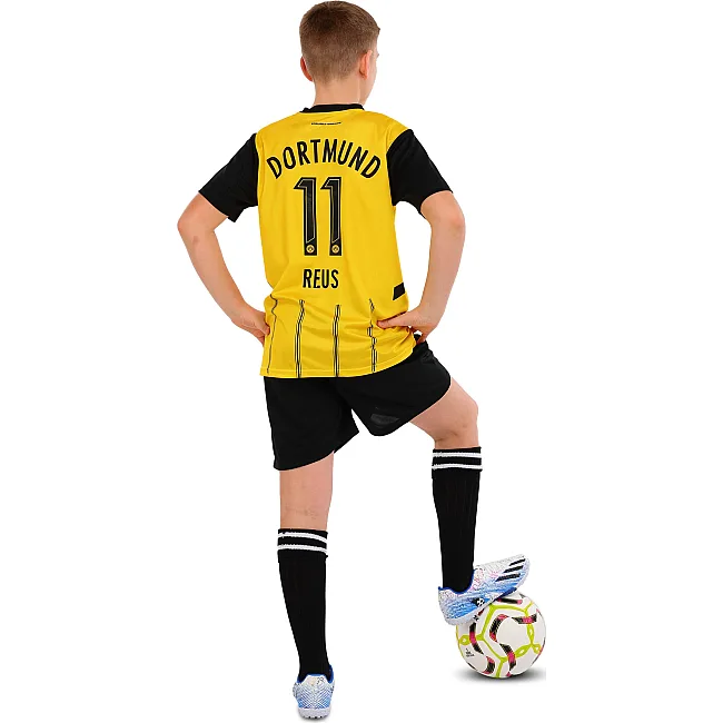 Дитяча футбольна форма
 із символікою футбольного BORUSSIA DORTMUND домашня 2025 SP-SPORT

 CO-4652 20-30 (Жовтий-чорний)