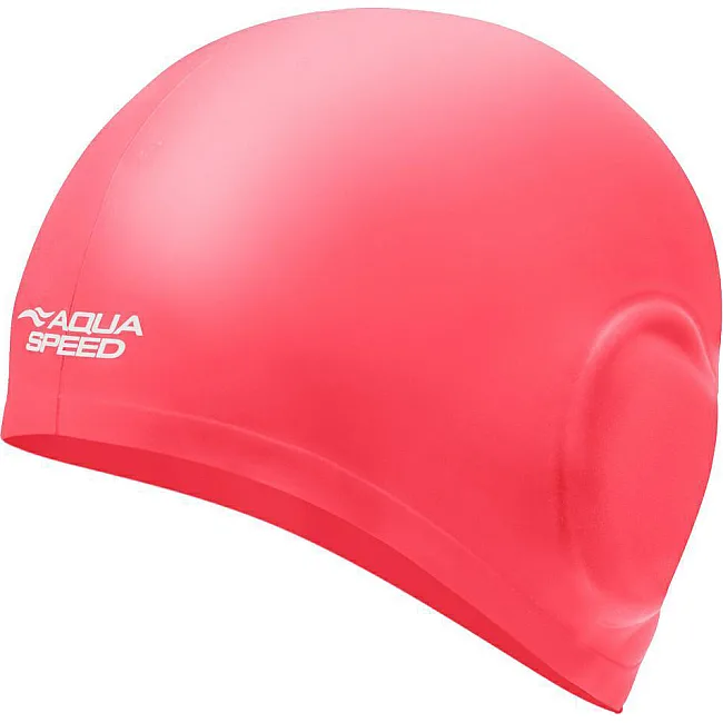 Шапочка для плавания Aqua Speed EAR CAP Volume 61505 розовая