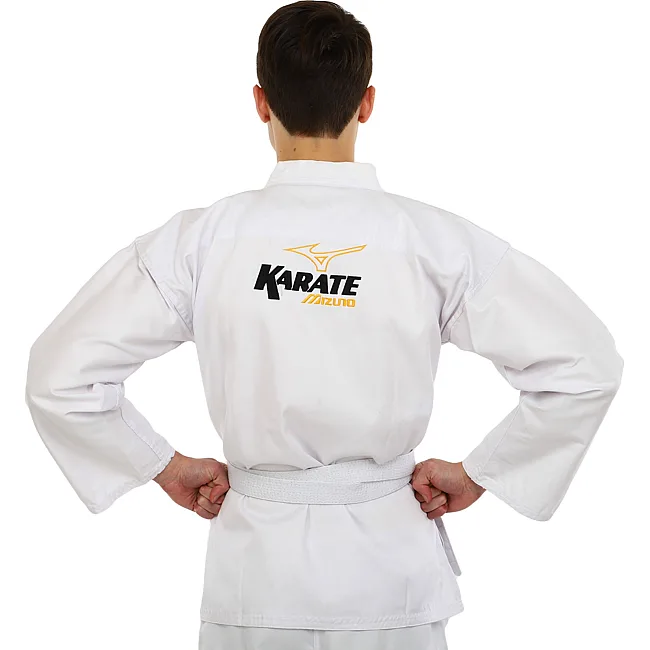 Кимоно для карате куртка штаны и пояс MIZANO KT07A
 110-180см
