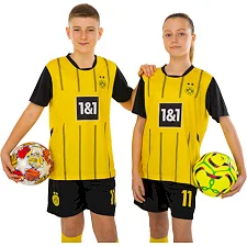 Дитяча футбольна форма із символікою футбольного BORUSSIA DORTMUND домашня 2025 SP-SPORT CO-4652 20-30 (Жовтий-чорний)