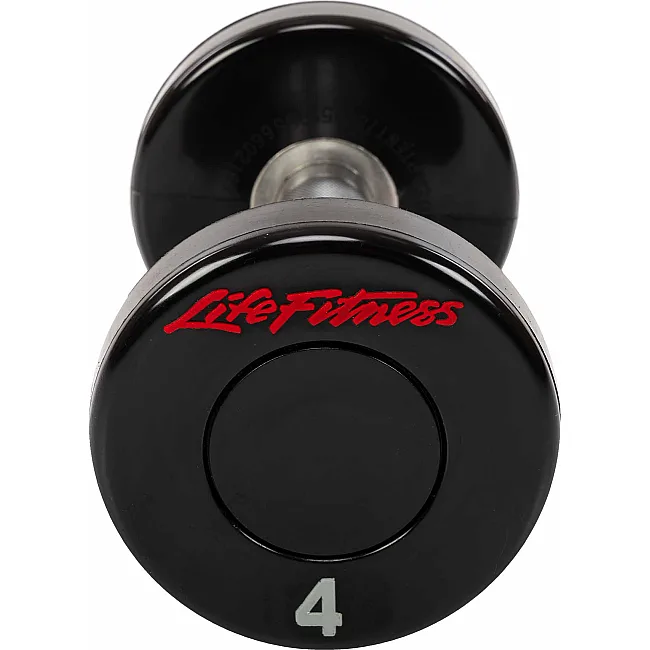 Гантель профессиональная
 с полиуретановым покрытием LIFE FITNESS SC-80081-4 1шт 4кг