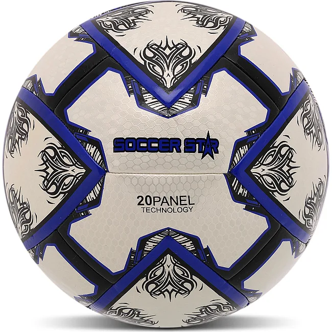 Футбольный мяч
 HYBRID SOCCER STAR TO-TOWN FB-4464 №5 PU (Белый-синий)