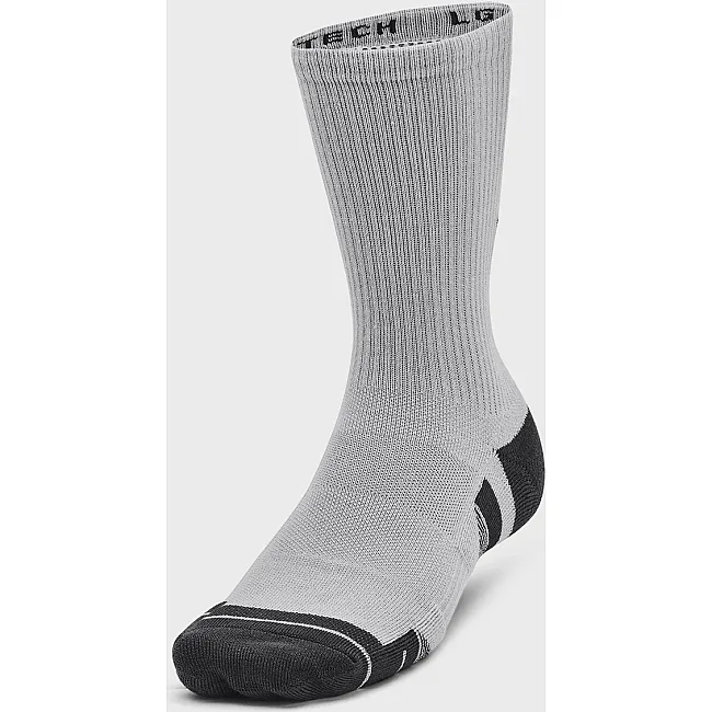 Носки UNDER ARMOUR Performance Tech 3pk Crew серый