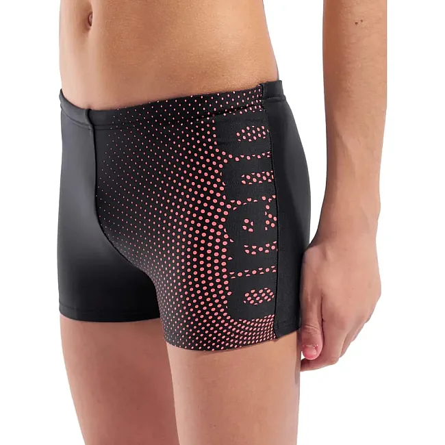Плавки-шорты для мальчиков Arena DIM LIGHT SWIM SHORT черный, коралловый