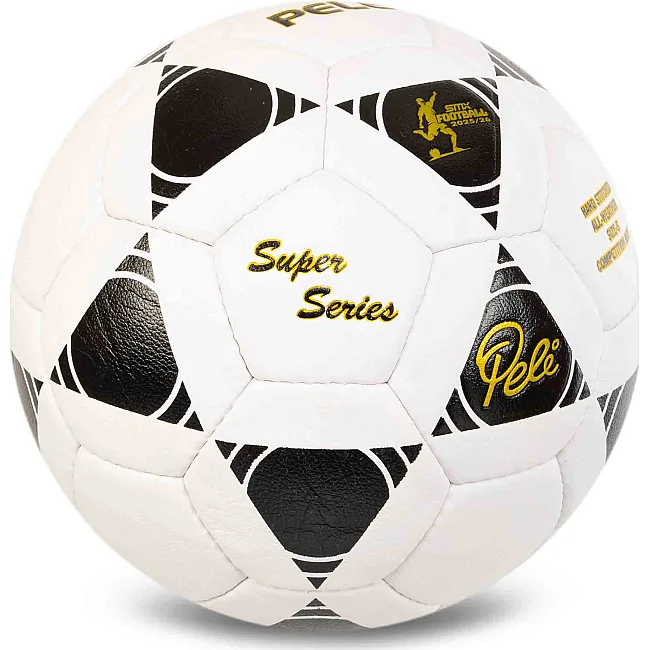 Футбольный мяч PELE BALLONSTAR FB-7938 №5 PU (Белый-черный)