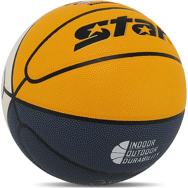 Баскетбольний м'яч
 STAR 3ON3 BB4146C-31
 6 (Жовтий-синій-білий)