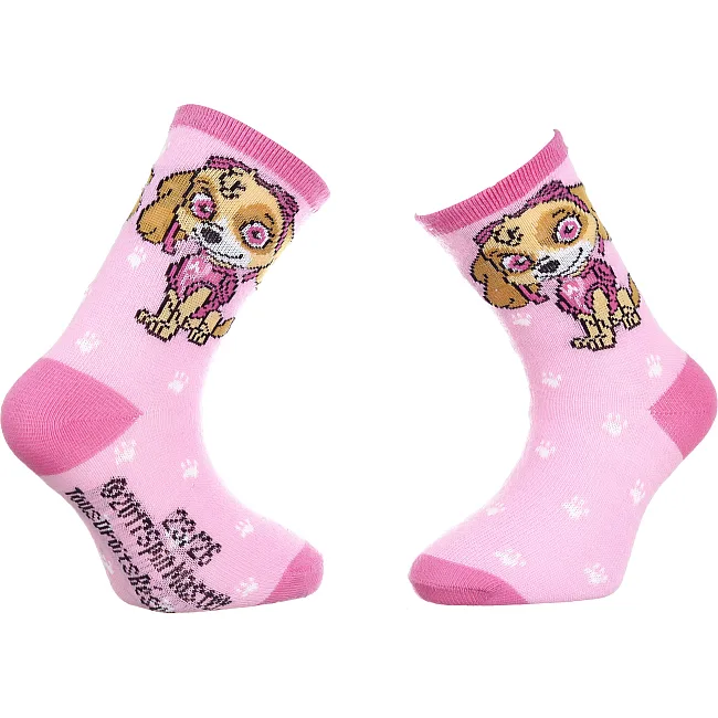 Носки PAW PATROL STELLA + ALL OVER EMPREINTE детские, арт.43891347-7