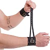 Напульсник кожаный спортивный фиксатор для запястья и кисти SP-SPORT
 TA-9934 2шт