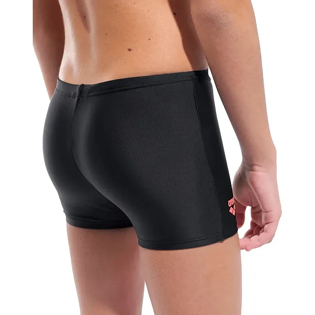 Плавки-шорты для мальчиков Arena DIM LIGHT SWIM SHORT черный, коралловый