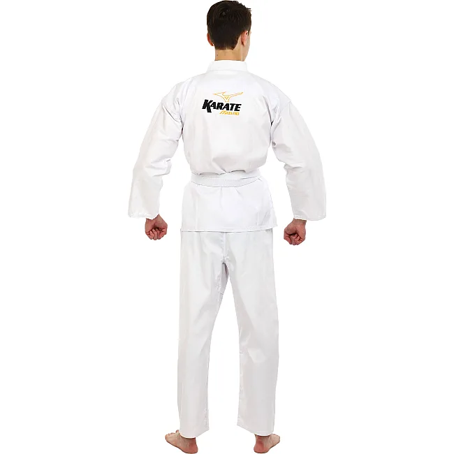Кимоно для карате куртка штаны и пояс MIZANO KT07A
 110-180см