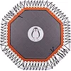 Батут для фитнеса
 для джампинга восьмиугольный с ручкой FI-2903 ø91см