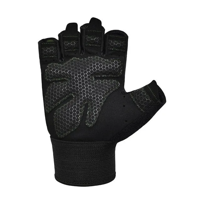 Рукавички для фітнесу RDX W1 Half Black Plus