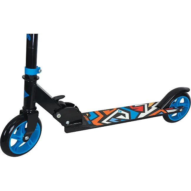 Городской самокат SCHILDKRÖT City Scooter RunAbout 145mm Black/Blue (2021v) Max: 60 кг