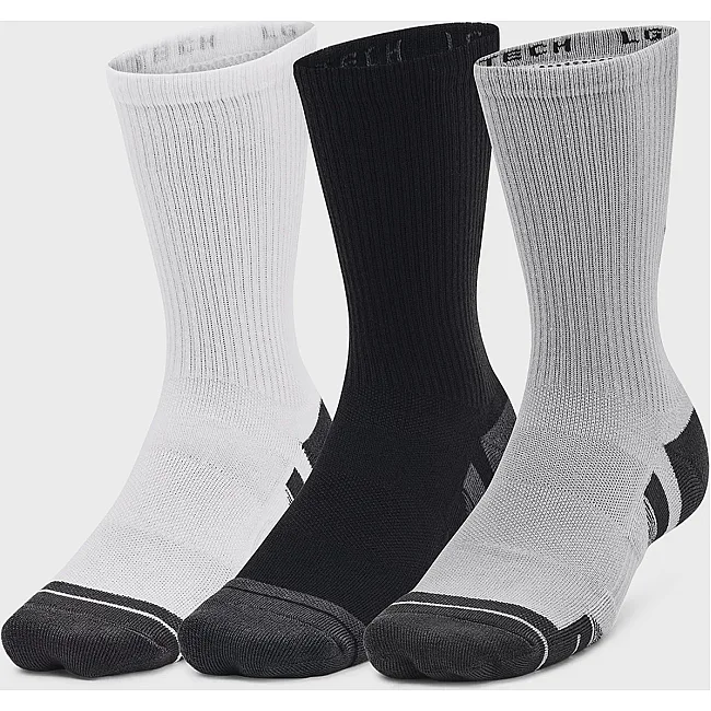 Носки UNDER ARMOUR Performance Tech 3pk Crew серый
