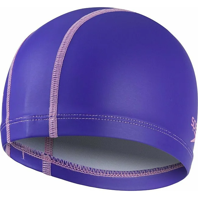 Шапочка для плавания детская Speedo LONG HAIR PACE CAP JU фиолетовый, розовый OSFM