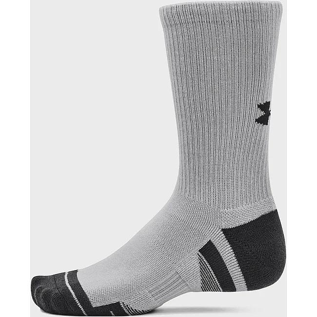 Носки UNDER ARMOUR Performance Tech 3pk Crew серый