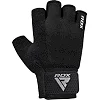 Рукавички для фітнесу RDX W1 Half Black Plus