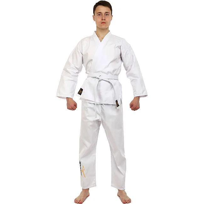 Кимоно для карате куртка штаны и пояс MIZANO KT07A
 110-180см