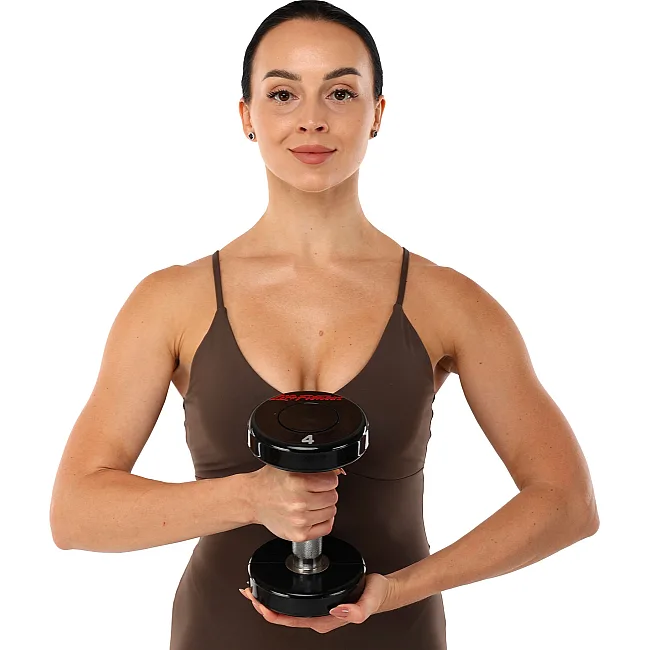 Гантель профессиональная
 с полиуретановым покрытием LIFE FITNESS SC-80081-4 1шт 4кг