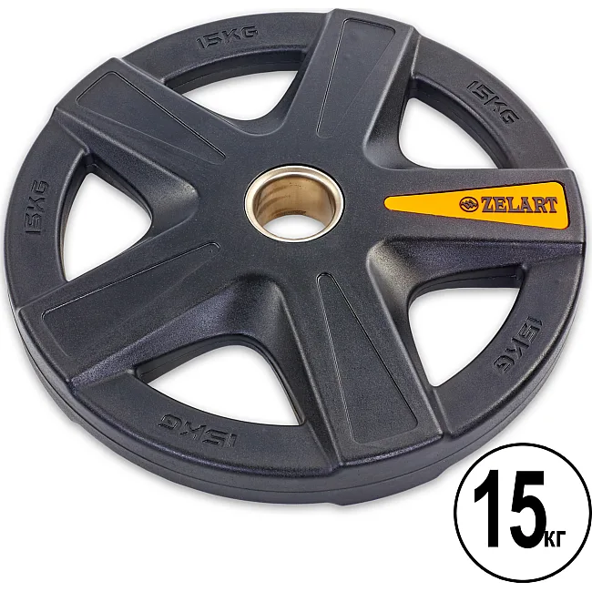 Диск на штангу ZELART TA-5335-15 51мм 15кг