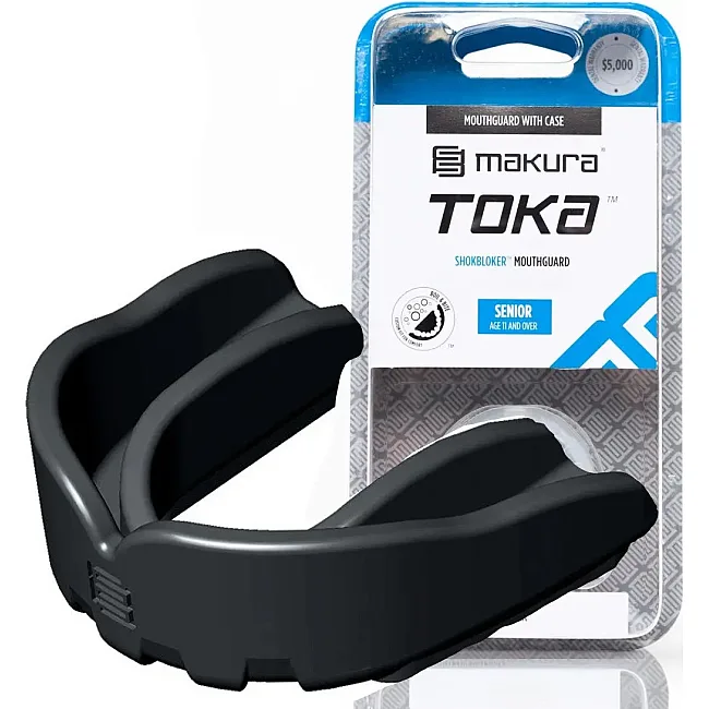 Боксерская капа MAKURA Toka взрослая (возраст 11+) Black