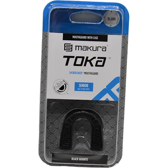 Боксерская капа MAKURA Toka взрослая (возраст 11+) Black