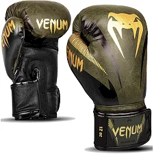 Боксерські рукавиці Venum Elite Khaki Gold