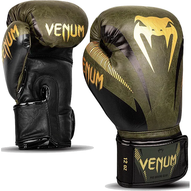 Боксерські рукавиці Venum Elite (Gold)
