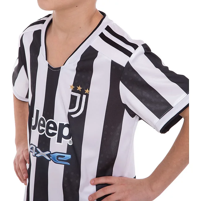 Футбольна форма дитяча із символікою клубу JUVENTUS домашня 2022 SP-PLANETA CO-3758 6-14 років