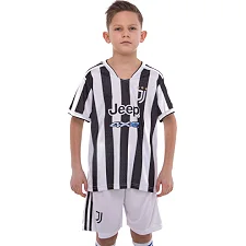 Футбольна форма дитяча із символікою клубу JUVENTUS домашня 2022 SP-PLANETA CO-3758 6-14 років