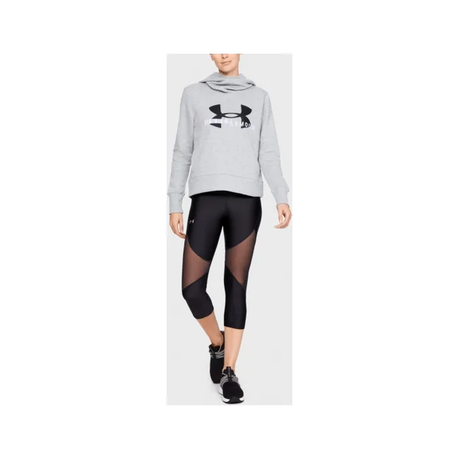 Толстовка женская Under Armour Rival Fleece Logo Gray