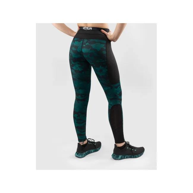 Жіночі штани Venum Defender Leggings Black Green