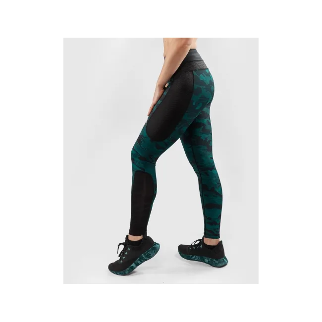 Жіночі штани Venum Defender Leggings Black Green