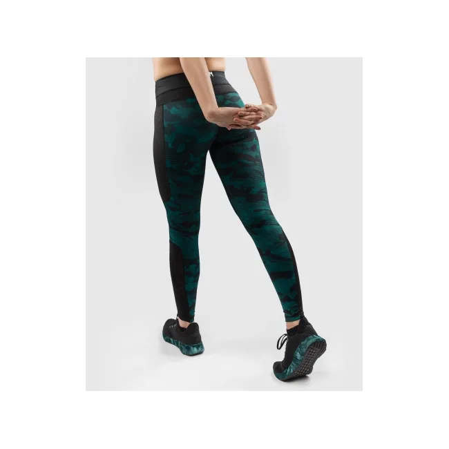 Жіночі штани Venum Defender Leggings Black Green