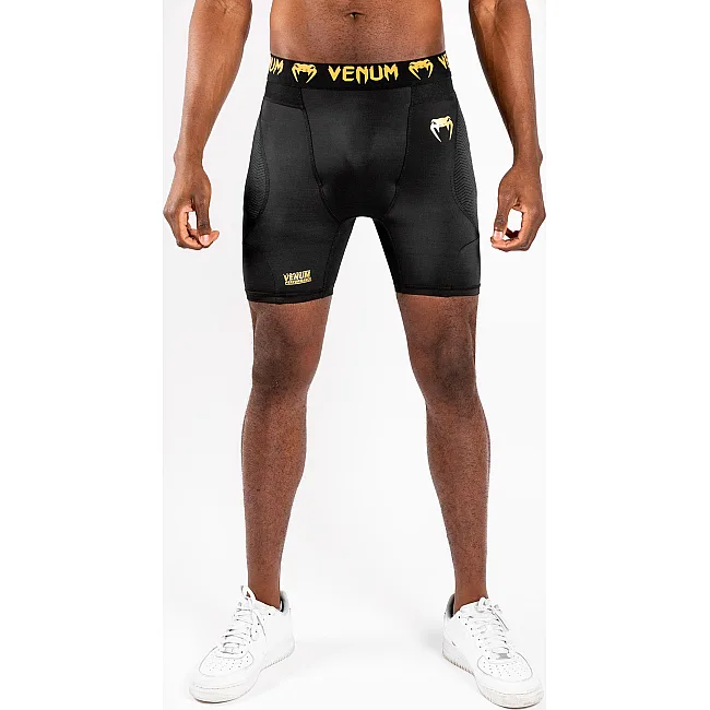 Компрессионные шорты VENUM G-Fit Black Gold
