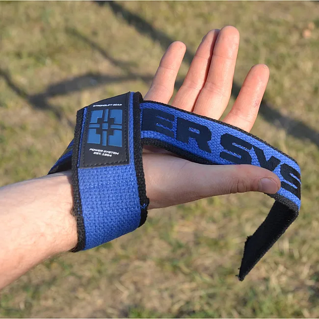 Ламки для тяги POWER SYSTEM PS-3401 Lifting Straps Duplex Black/Blue