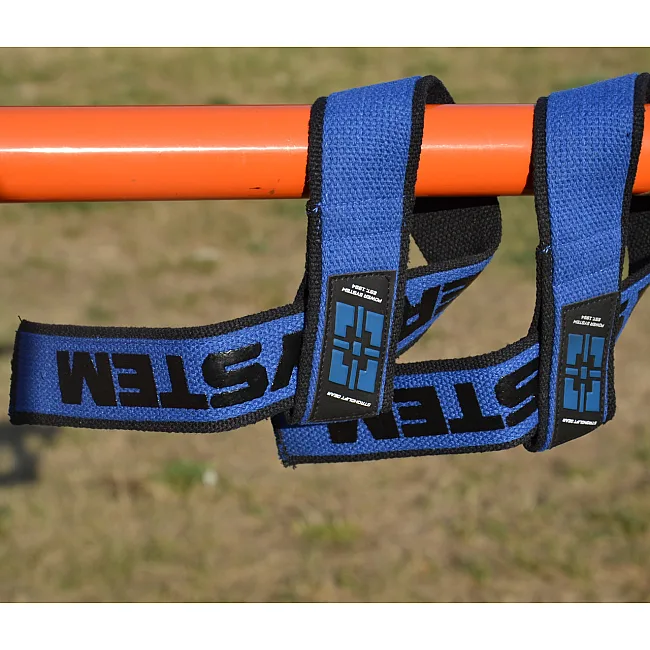 Ламки для тяги POWER SYSTEM PS-3401 Lifting Straps Duplex Black/Blue