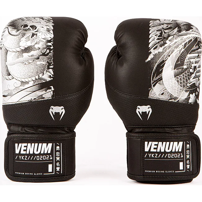 Рукавички для боксу VENUM YKZ21 Black Silver